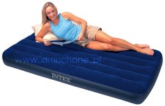 Materac welurowy Twin INTEX<br> 99cm x 191cm x 22cm - 68757