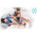 Materac dmuchany 203x183x25 cm dwuosobowy INTEX 64144