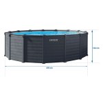 Basen ogrodowy panelowy 478 x 124 cm 12w1 INTEX 26384ND