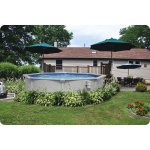 Basen ogrodowy panelowy całoroczny 305 x 122 cm 13w1 Bestawy 56566