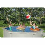 Basen ogrodowy panelowy całoroczny 366 x 122 cm 13w1 Bestawy 56574
