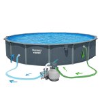 Basen ogrodowy panelowy całoroczny 732 x 132 cm 13w1 Bestawy 561RP
