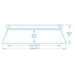 Basen ogrodowy rozporowy 305 x 66 cm Bestway 57456