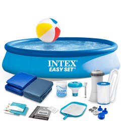 Basen ogrodowy rozporowy 396 x 84 cm zestaw 15w1 INTEX 28142