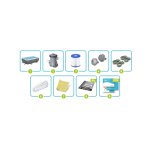 Basen ogrodowy stelażowy 282 x 196 x 84 cm 10w1 Bestway 56629N