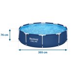 Basen ogrodowy stelażowy 305 x 76 cm 8w1 Bestway 56679