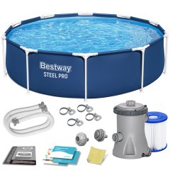 Basen ogrodowy stelażowy 305 x 76 cm 8w1 Bestway 56679