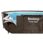 Basen ogrodowy stelażowy 366 x 100 cm zestaw 10w1 Bestway 56709