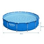 Basen ogrodowy stelażowy 396 x 84 cm 9w1 Bestway 5612E