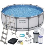 Basen ogrodowy stelażowy 396 x 122 cm 11w1 Bestway 5618W