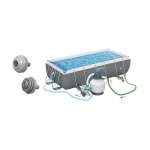 Basen ogrodowy stelażowy 404 x 201 x 100 cm 18w1 56442 Bestway 