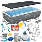 Basen ogrodowy stelażowy 404 x 201 x 100 cm 18w1 56442 Bestway 