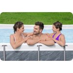 Basen ogrodowy stelażowy 404 x 201 x 100 cm 11w1 Bestway 56721