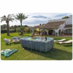 Basen ogrodowy stelażowy 412 x 201 x 122 cm 11w1 Bestway 56722