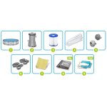 Basen ogrodowy stelażowy 427 x 84 cm zestaw 9w1 Bestway 56595