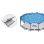 Basen ogrodowy stelażowy 427 x 107 cm 19w1 Bestway 56950