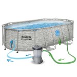 Basen ogrodowy stelażowy 427 x 250 x 100 cm 12w1 Bestway 56714N