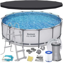Basen ogrodowy stelażowy 457 x 122 cm 11w1 Bestway 56438