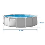 Basen ogrodowy stelażowy 457 x 107 cm 12w1 INTEX 26724ND