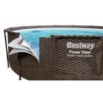 Basen ogrodowy stelażowy 488 x 122 cm 18w1 Bestway 56725