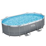Basen ogrodowy stelażowy 488 x 305 x 107 cm 12w1 Bestway 56448