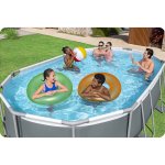 Basen ogrodowy stelażowy 488 x 305 x 107 cm 18w1 Bestway 56448 + maszynka do baniek GRATIS