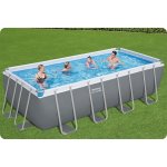 Basen ogrodowy stelażowy 488 x 244 x 122 cm 18w1 Bestway 56670