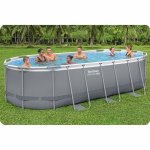 Basen ogrodowy stelażowy 549 x 274 x 122 cm 12w1 Bestway 56710