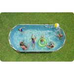 Basen ogrodowy stelażowy 549 x 274 x 122 cm 17w1 Bestway 56710