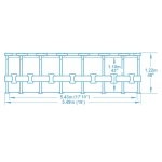 Basen ogrodowy stelażowy 549 x 122 cm 11w1 Bestway 5618Y