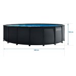 Basen ogrodowy stelażowy 549 x 132 cm 12w1 INTEX 26330ND