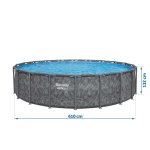Basen ogrodowy stelażowy 610 x 132 cm 11w1 Bestway 561KE