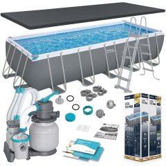 Basen ogrodowy stelażowy 640 x 274 x 132 cm 6w1 Bestway 5612B