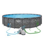 Basen ogrodowy stelażowy 671 x 132 cm 11w1 Bestway 561JZ