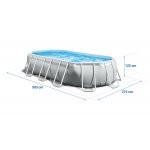 Basen ogrodowy stelażowy 503 x 274 x 122 cm zestaw 12w1 INTEX 26796