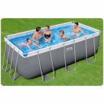 Basen stelażowy ogrodowy 412 x 201 x 122 cm 11w1 Bestway 56456N