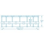 Basen stelażowy ogrodowy 396 x 107 cm 13w1 Bestway 5614V