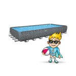Basen stelażowy ogrodowy 956 x 488 x 132 cm 11w1 Bestway 561KJ