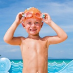 Czepek kąpielowy do pływania dla dzieci  Nemo Bestway 91106