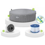 Dmuchane SPA ogrodowe Lay-Z Hawaii 8 osobowe hydromasaż Bestway 6001J