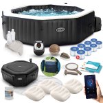 Dmuchane SPA z hydromasażem 218 x 71 cm 6 os. + akcesoria premium INTEX 28462