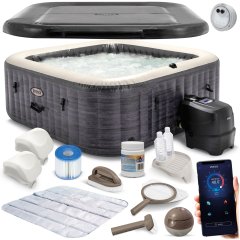 Dmuchane SPA z hydromasażem 4 osobowe INTEX 28450 + Generator chloru