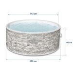 Dmuchane SPA Jacuzzi Lay-Z Vancouver 4 osobowe Bestway 60027