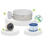 Dmuchane SPA Jacuzzi Lay-Z Vancouver 4 osobowe Bestway 60027