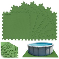 Mata piankowa pod basen puzzle 50 x 50 cm 8 szt