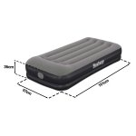 Materac dmuchany 191x97x36 cm z wbudowaną pompką elektryczną Bestway 671BT