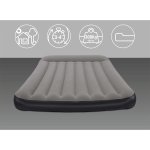 Materac dmuchany 203x137x30 cm z wbudowaną pompką elektryczną Bestway 671BR