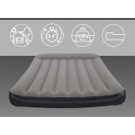 Materac dmuchany 203x152x30 cm z wbudowaną pompką elektryczną Bestway 671BS