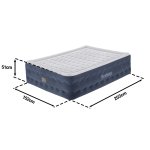 Materac dmuchany 203x152x51 cm z wbudowaną pompką elektryczną Bestway 6716P