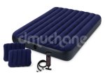 Materac dmuchany 203x152x22 cm z pompką tłokową INTEX 68765